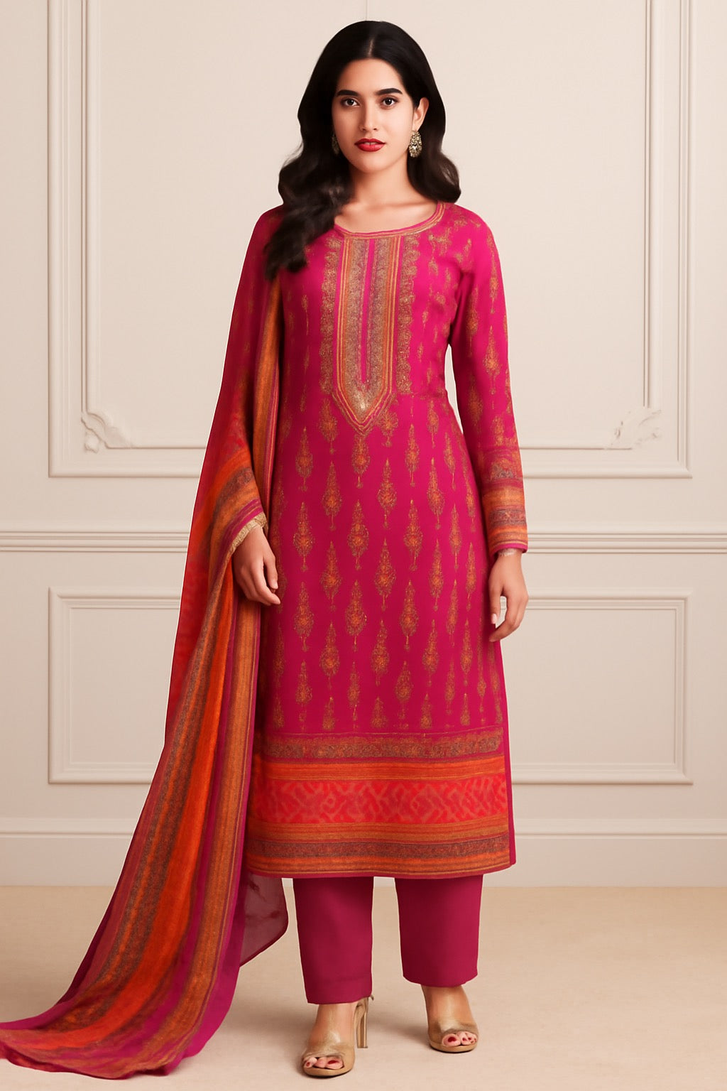 Stylish sequin work lehenga perfect for evening parties