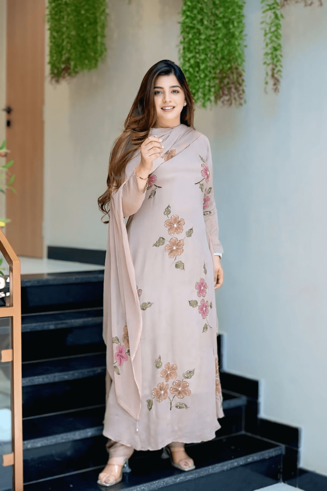Chinnon suit set for wedding or festival